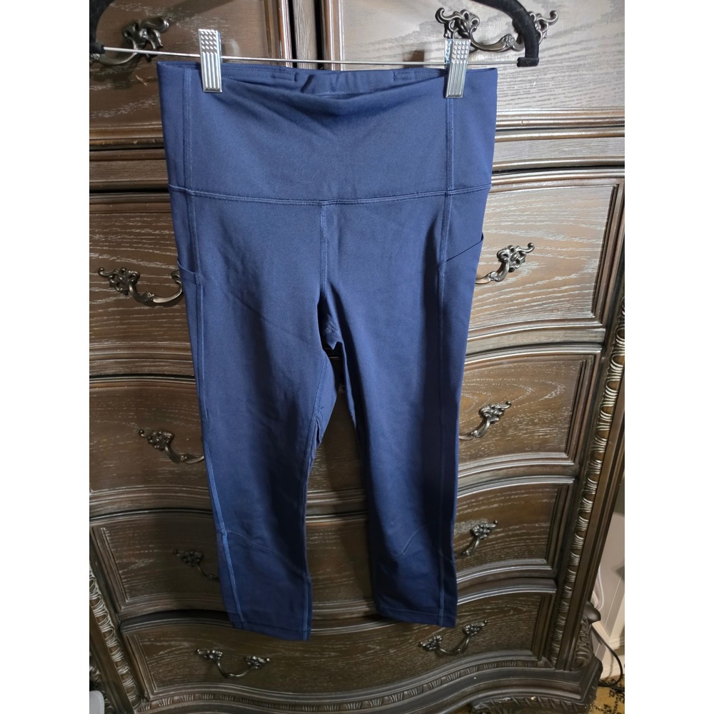 Lululemon All the Right Places High-Rise Crop 23 Navy Blue Leggings Size 4